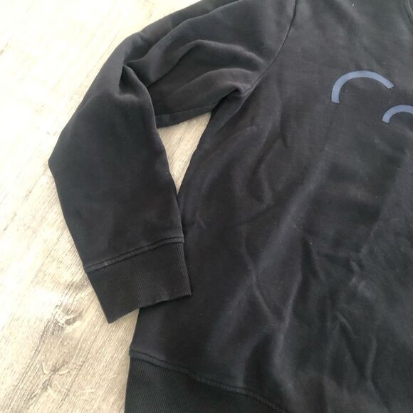 Calvin Klein Jeans Mens Black Pullover Crewneck Long Sleeve Sweatshirt Sz Large - Picture 4 of 10